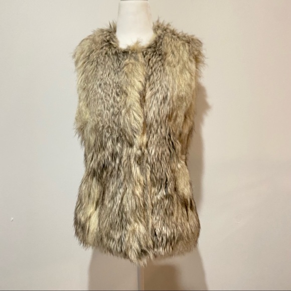 Tinsel Faux Rabbit Fur Vest Size XS - Picture 5 of 14